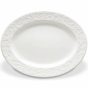 Opal Innocence Carved Oval Platterafternoon tea dessert tray