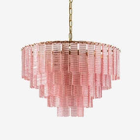 Opalora Pink Murano Chandelierrustic chandelier,bedroom chandelier 
