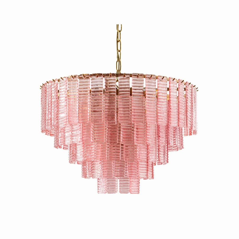 Opalora Pink Murano Chandelier