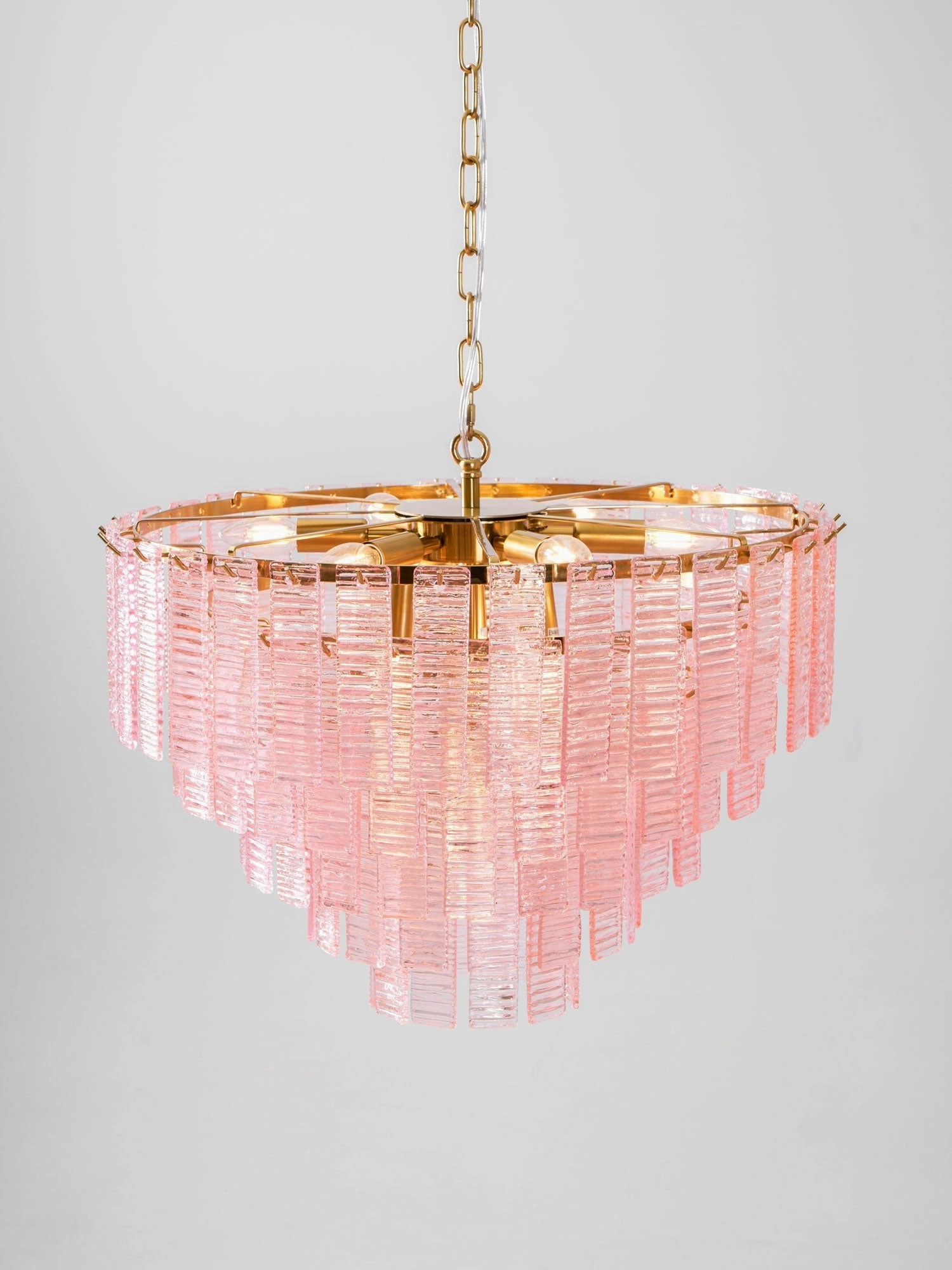 Opalora Pink Murano Chandelier