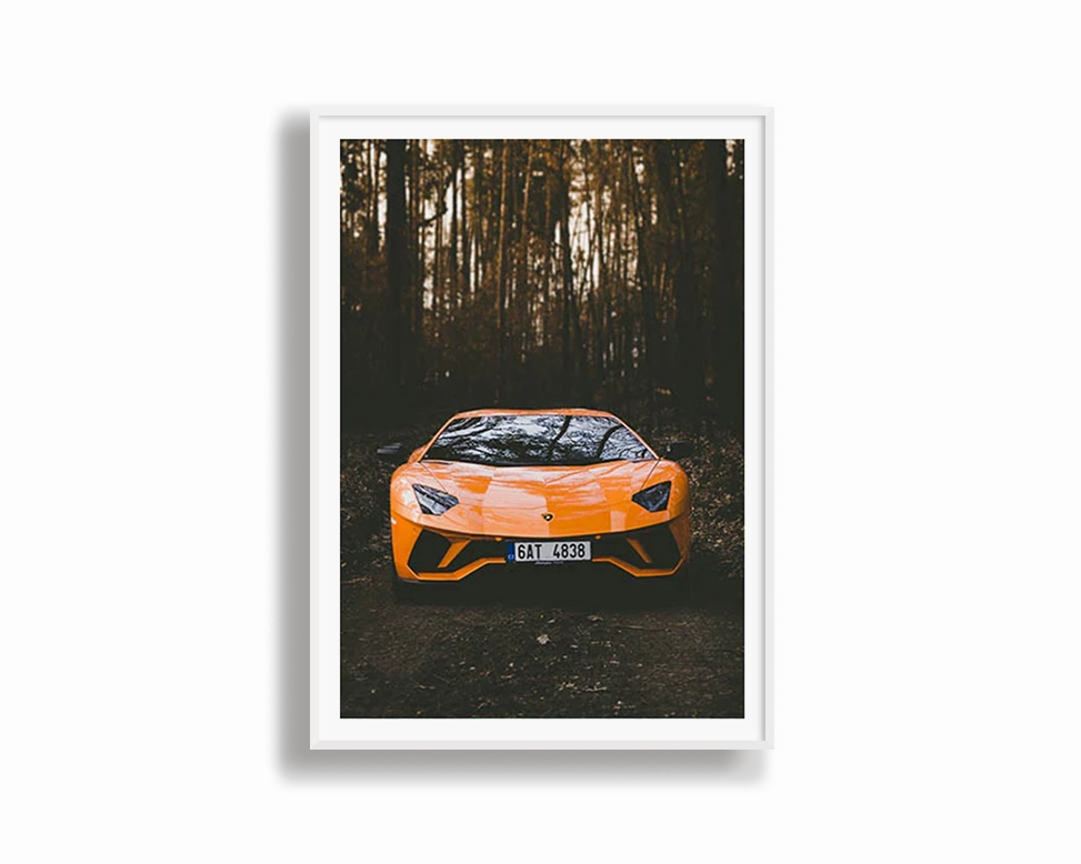 Orange Lamborghini