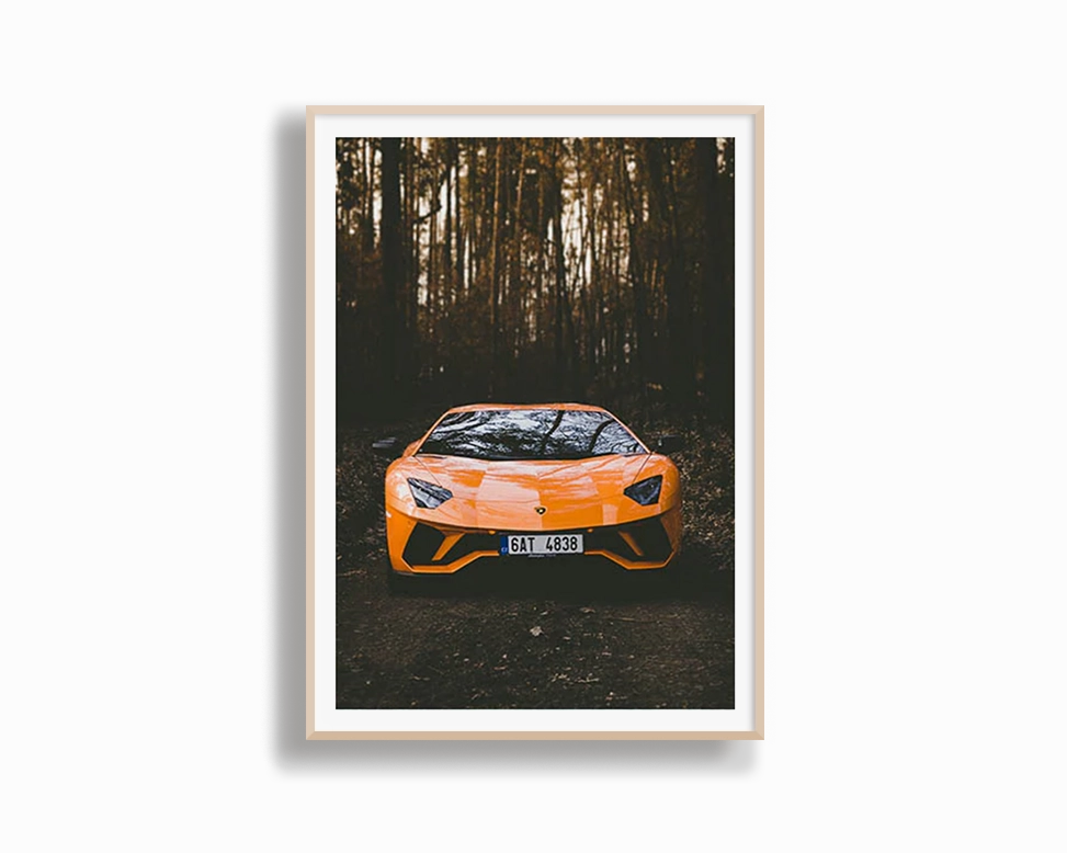 Orange Lamborghini