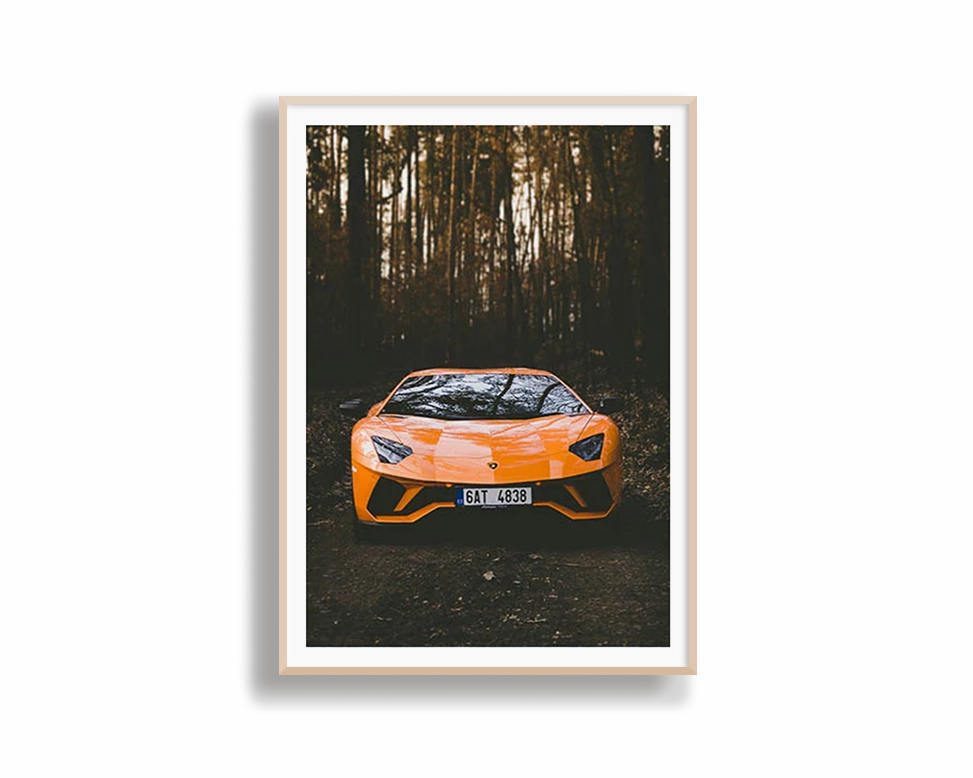 Orange Lamborghini