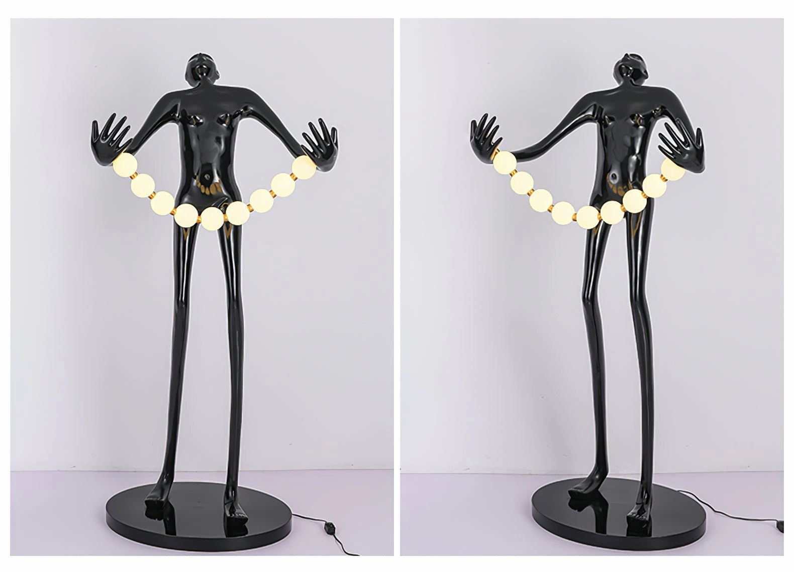 Orb Juggler Sculpture Floor Lamp