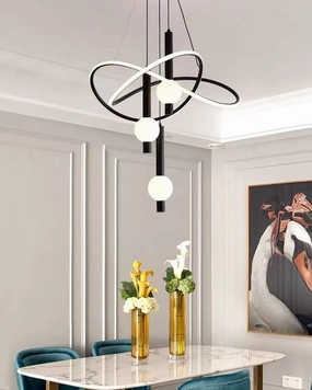 Orbit  LED Globe Infinity Chandeliermodern wall lamp,smart wall lamp