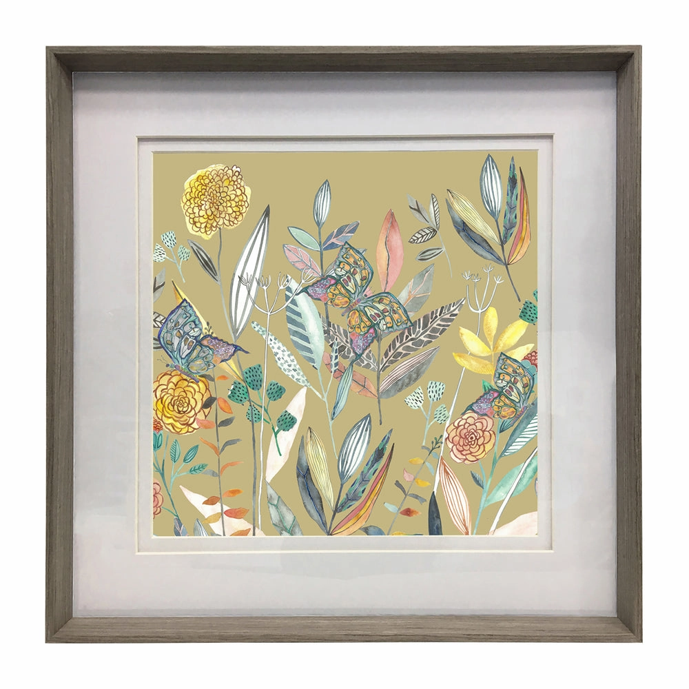 Orchard Framed Print Nut/Harvest