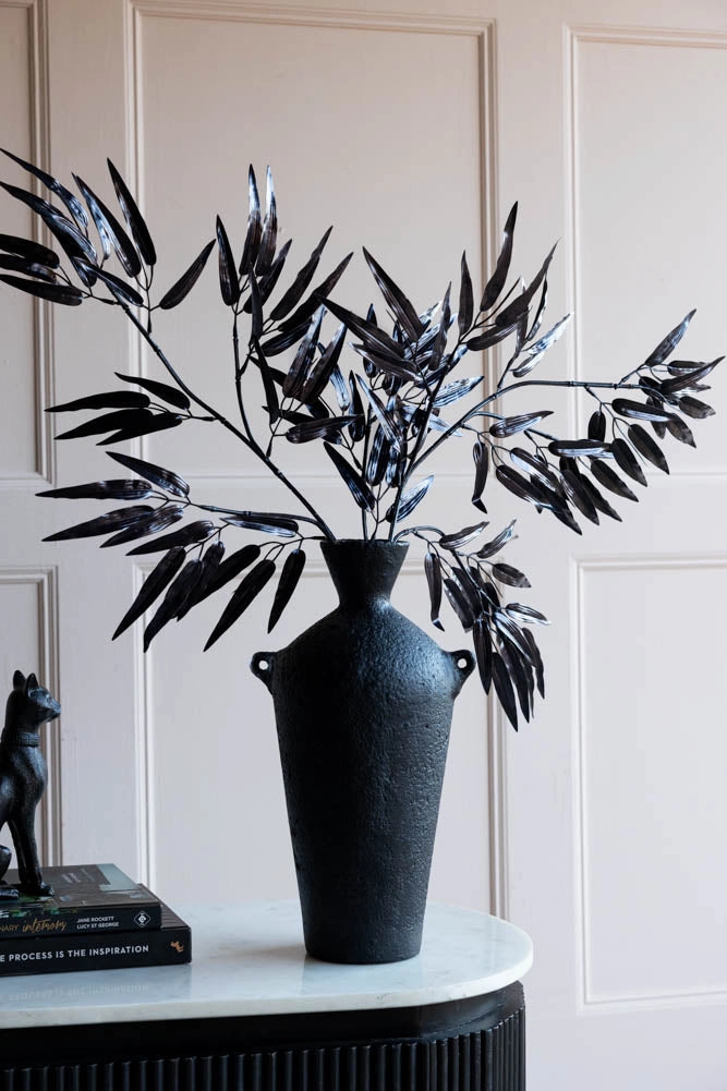 Ornamental Bamboo In Blackdecorative vase ,Modern Ceramic Vase for Home Decoration 