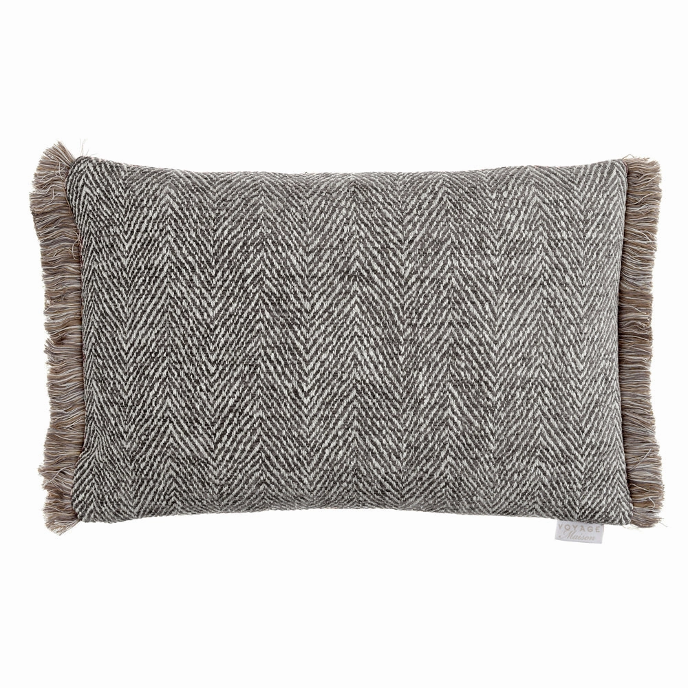 Oryx Feather Cushion Slate