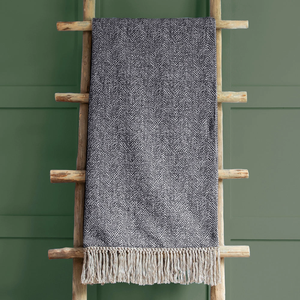 Oryx Woven Throw Slate