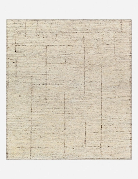 Ossie Hand-Knotted Wool Morrocan Style Rugmodern color block patchwork rug