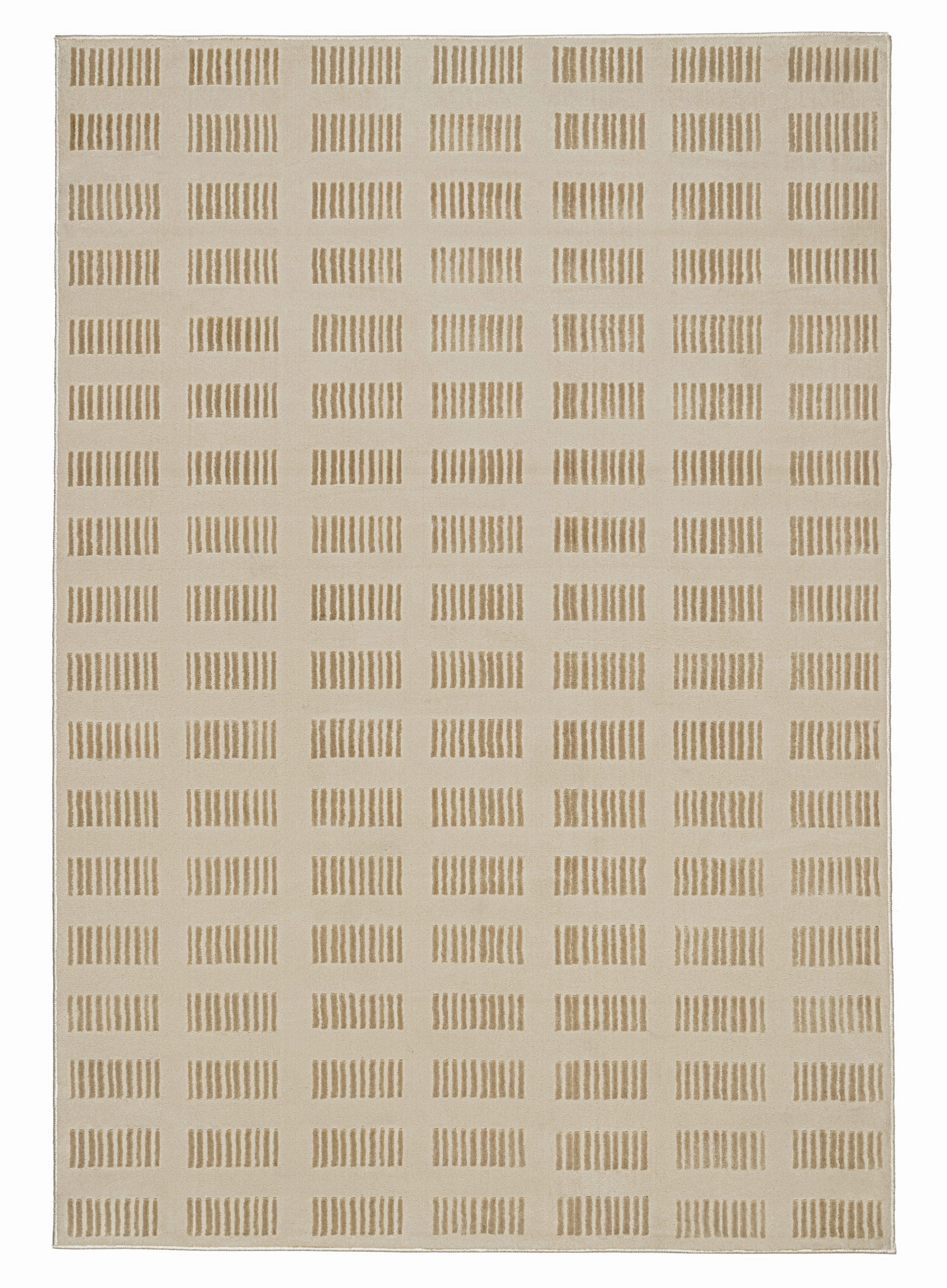 Ouargia Textured Geometric Neutral Washable Rugmodern color block patchwork rug