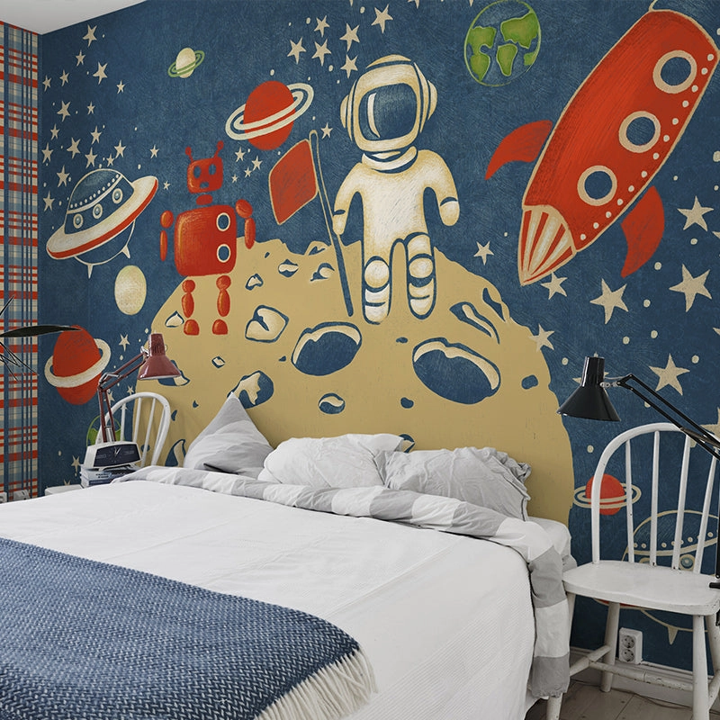 Outer Space Kids Wall Mural