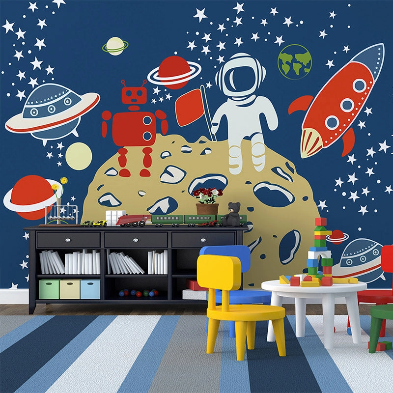 Outer Space Kids Wall Mural