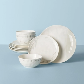 Oyster Bay 12-Piece Dinnerware Setmodern kitchen decor ,kitchen dinner set ,dinnerware 