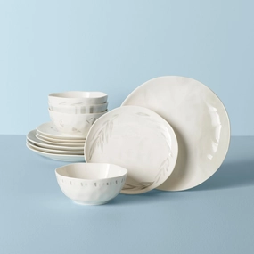 Oyster Bay 12-Piece Dinnerware Setthanksgiving decor ,thanksgiving centerpiece 