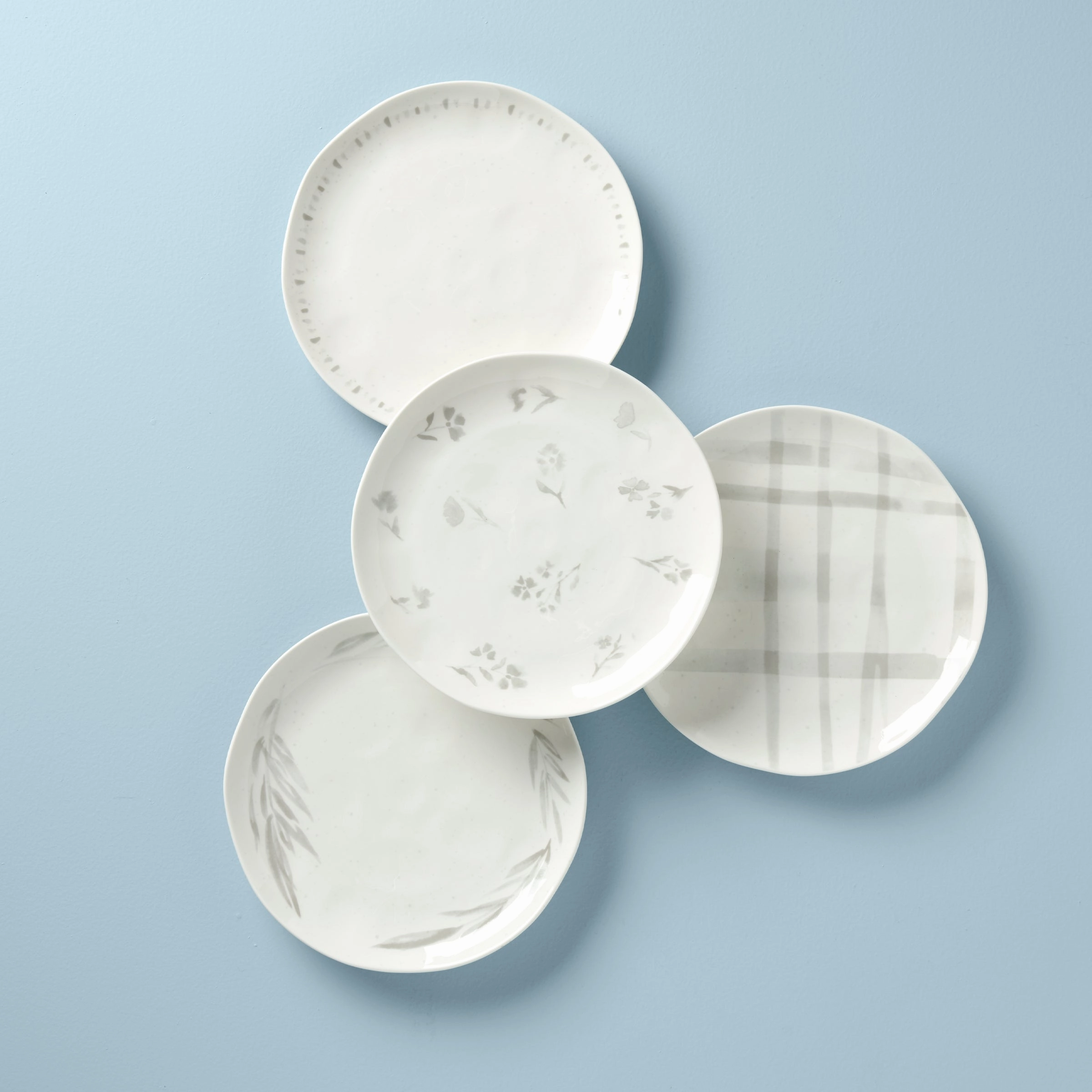 Oyster Bay Assorted Accent Plates - Set of 4thanksgiving decor ,thanksgiving centerpiece 