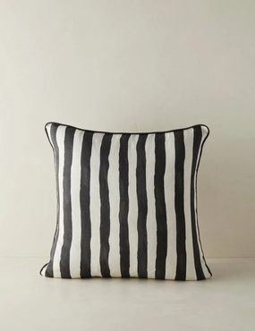Painterly Stripe Linen Pillow by Sarah Sherman Samuelbedding sets ,throw blankets 