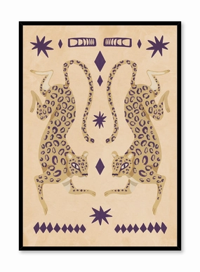 Paired Purrfection, Posterpop culture themed posters