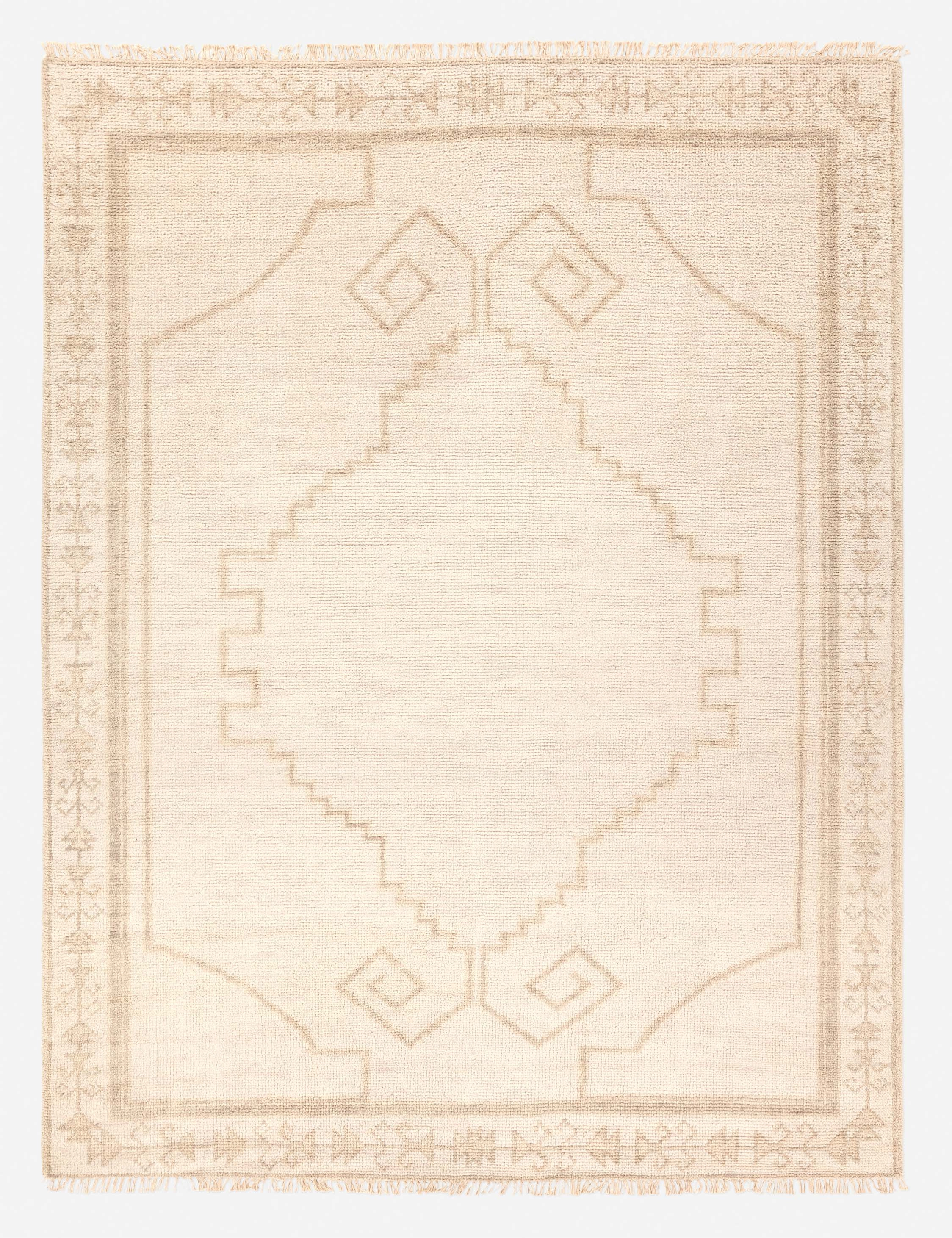 Palacios Hand-Knotted Wool Rugmodern color block patchwork rug