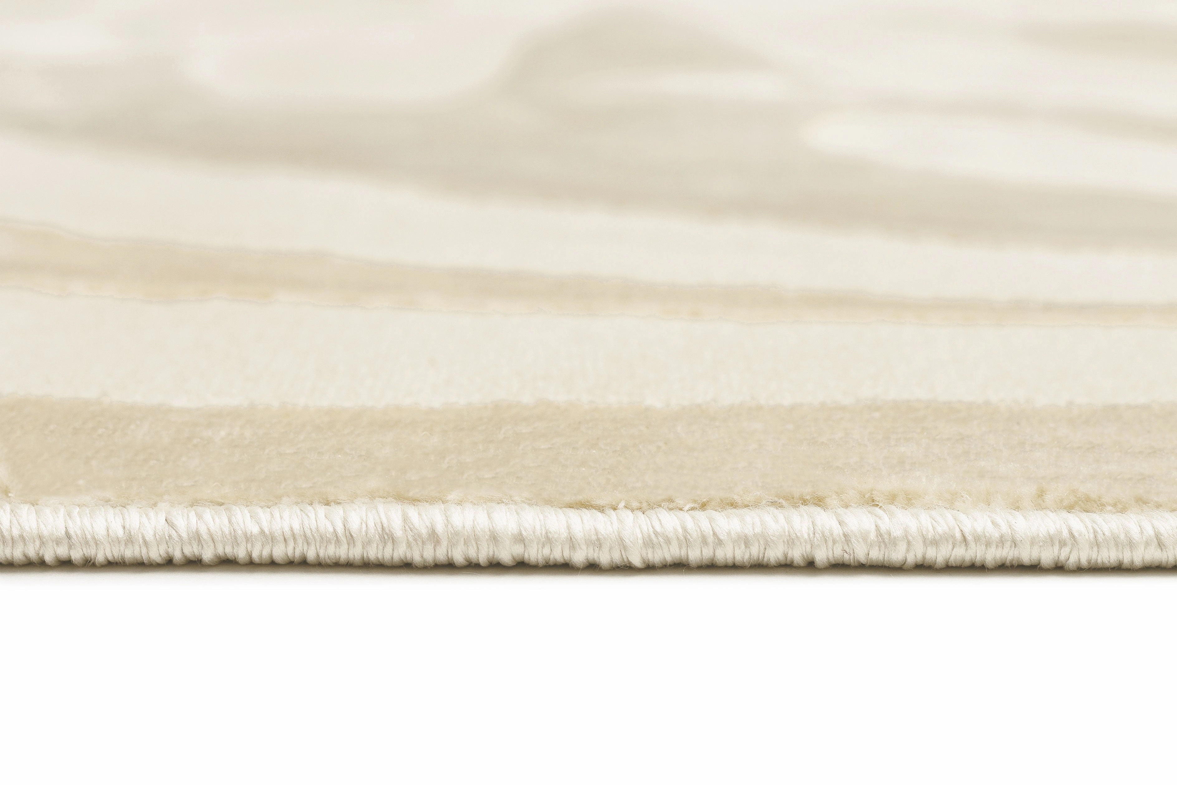 Palila Textured Abstract Neutral Washable Rug