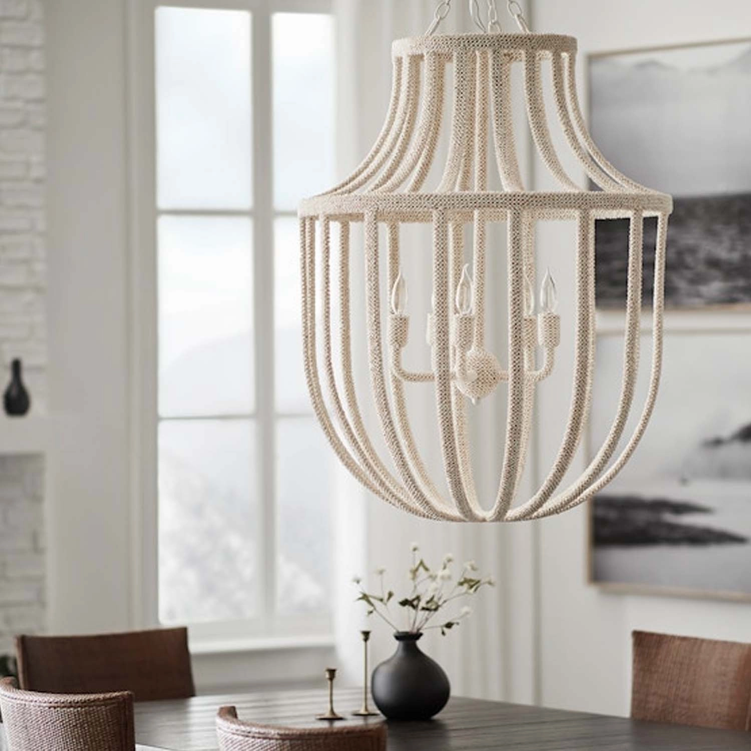 Paloma White Chandelier