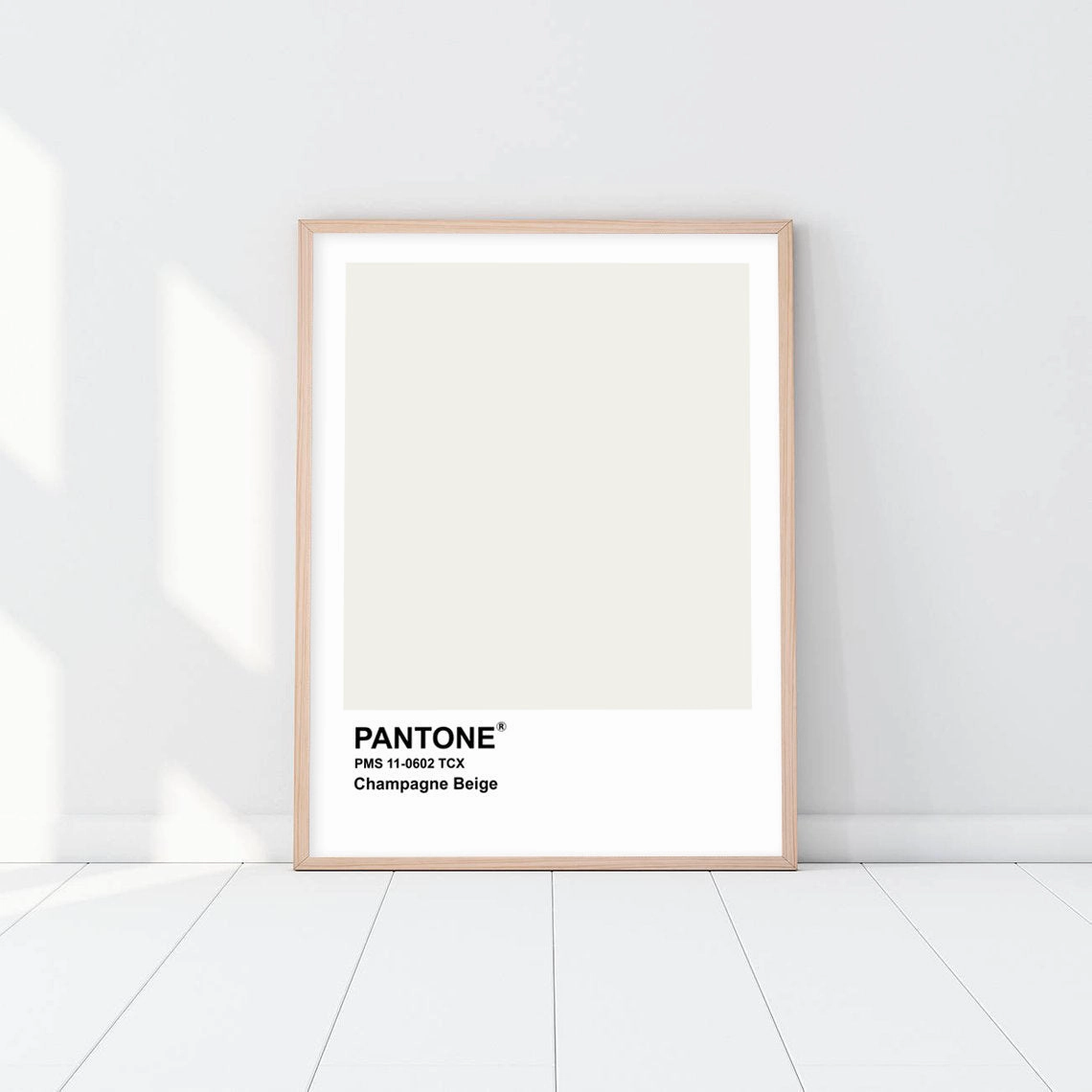 Pantone - Champagne Beigenordic style wall decor