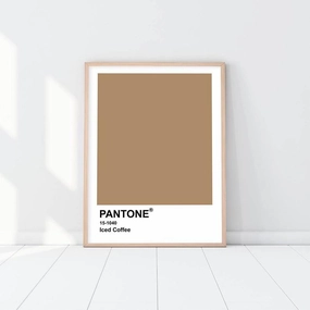 Pantone -  Iced Coffeenordic style wall decor