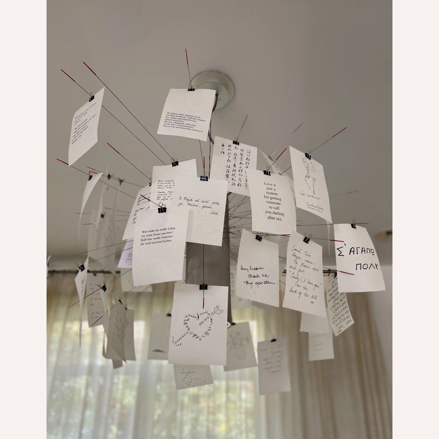 Paper Chandelier