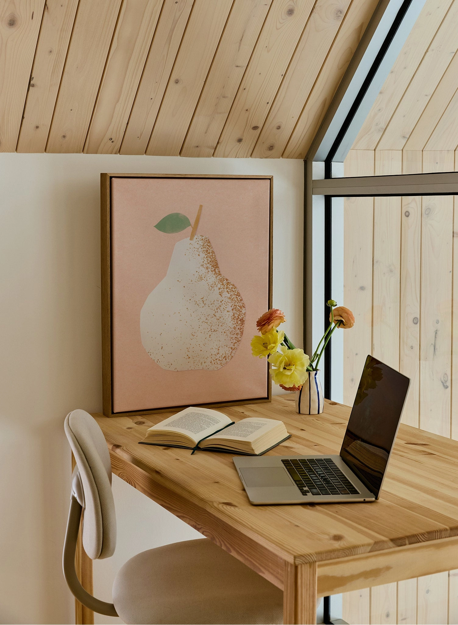 Paper Cut Pear, Canvas