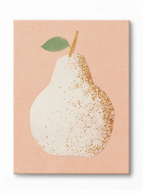 Paper Cut Pear, Canvasindoor decorative canvas print