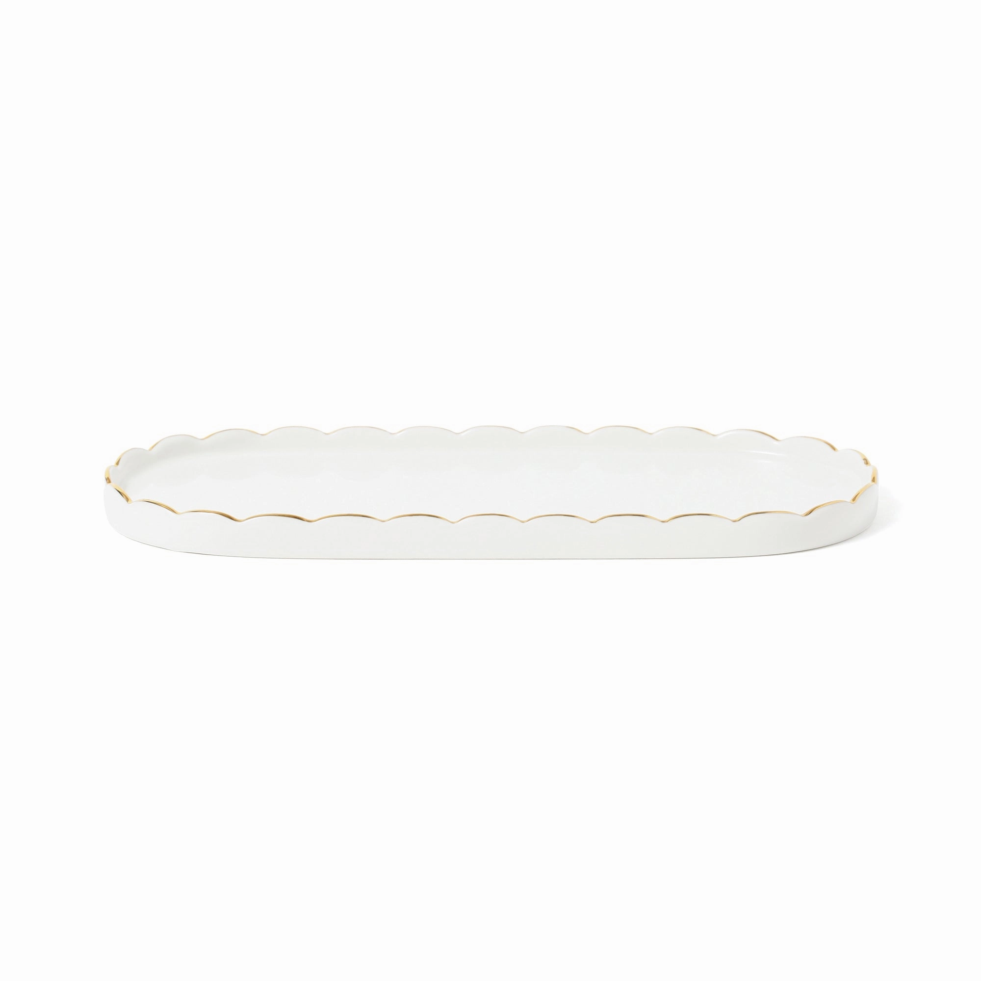 Pastel Scallop Mug & Plate  White