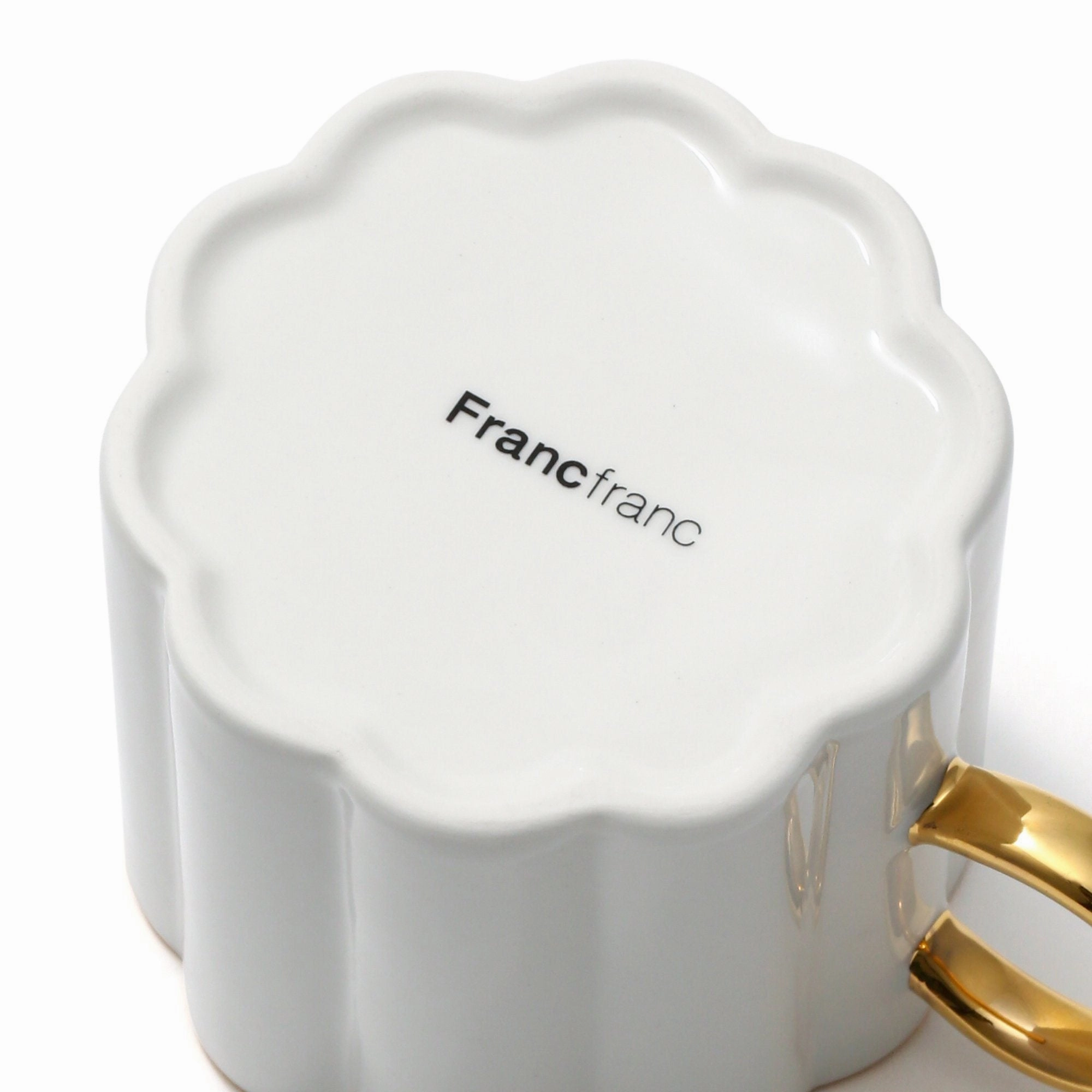 Pastel Scallop Mug White