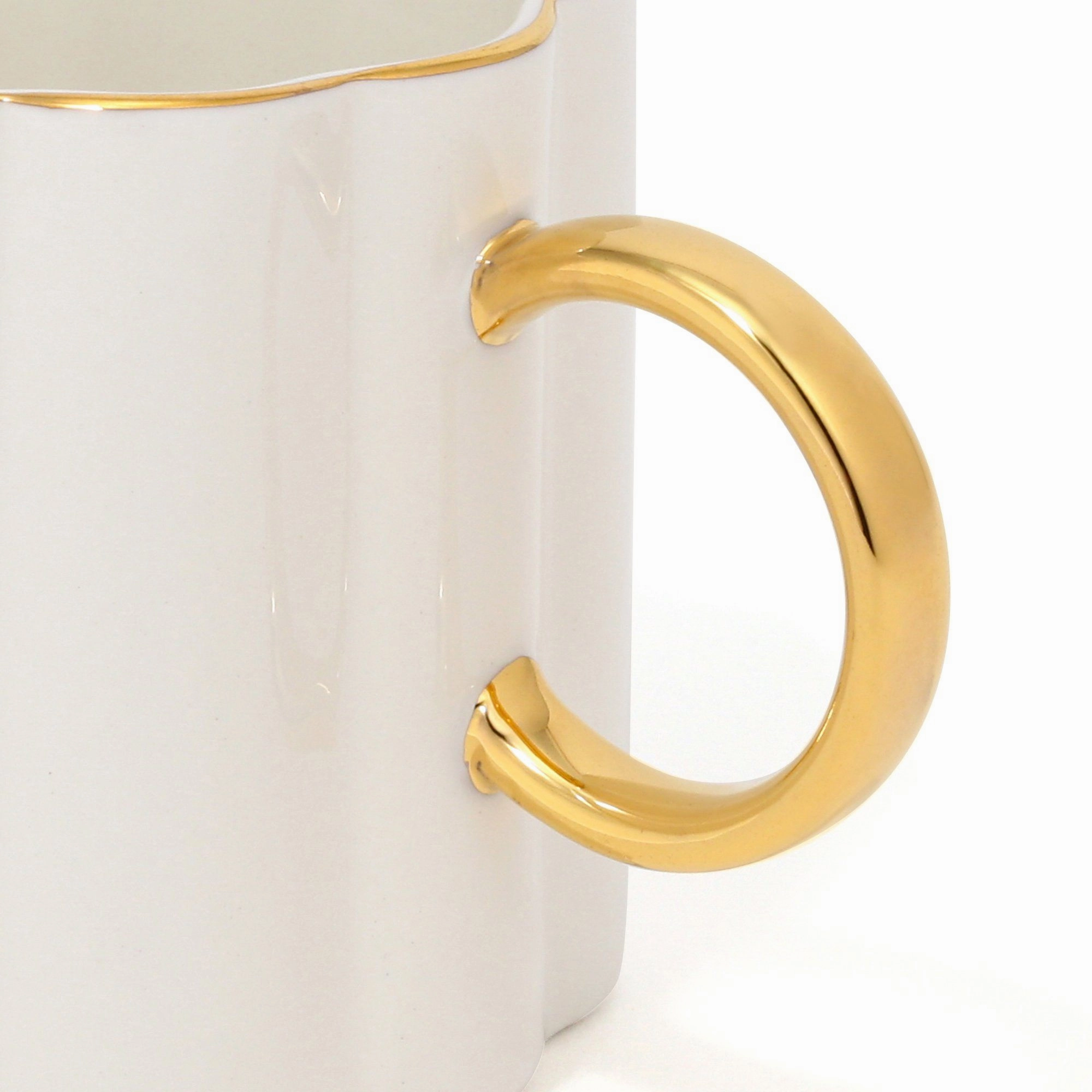 Pastel Scallop Mug White