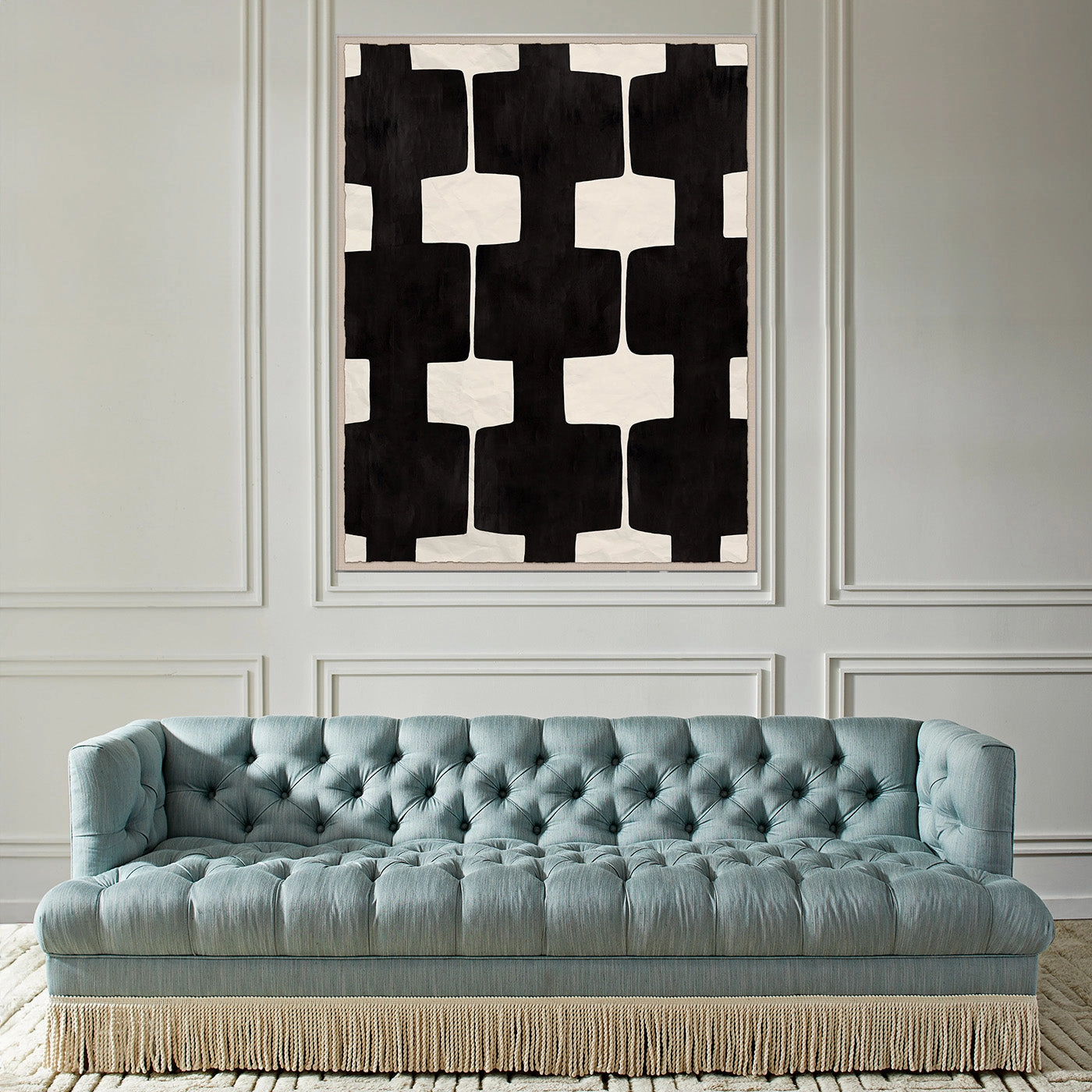 Paule Marrot, Black and White Abstract 4