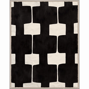 Paule Marrot, Black and White Abstract 4nordic style wall decor