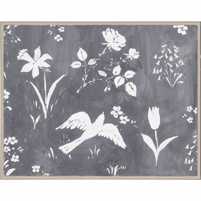 Paule Marrot, Flower Garden Grisnordic style wall decor