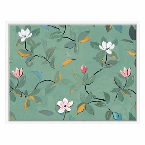 Paule Marrot, Green Magnolias (Var. 2)nordic style wall decor