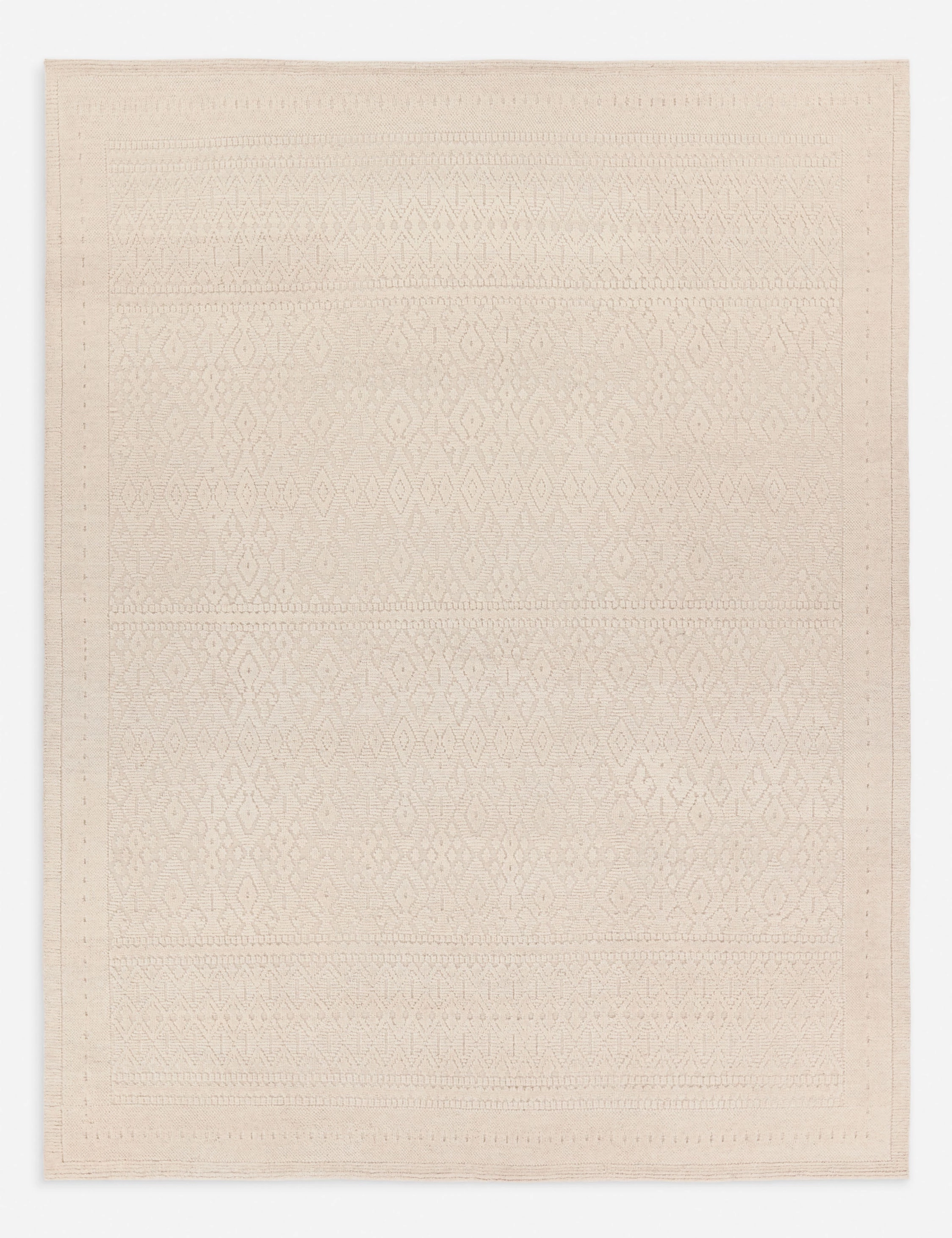 Pavan Hand-Knotted Wool Rugmodern color block patchwork rug