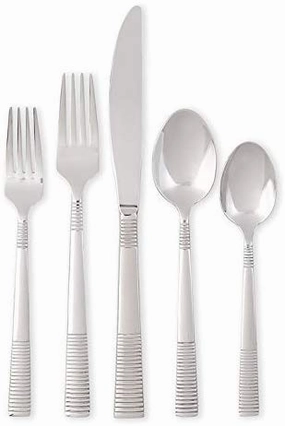 Paxton 42 Piece Flatware Seteco-friendly bamboo fiber tableware set 