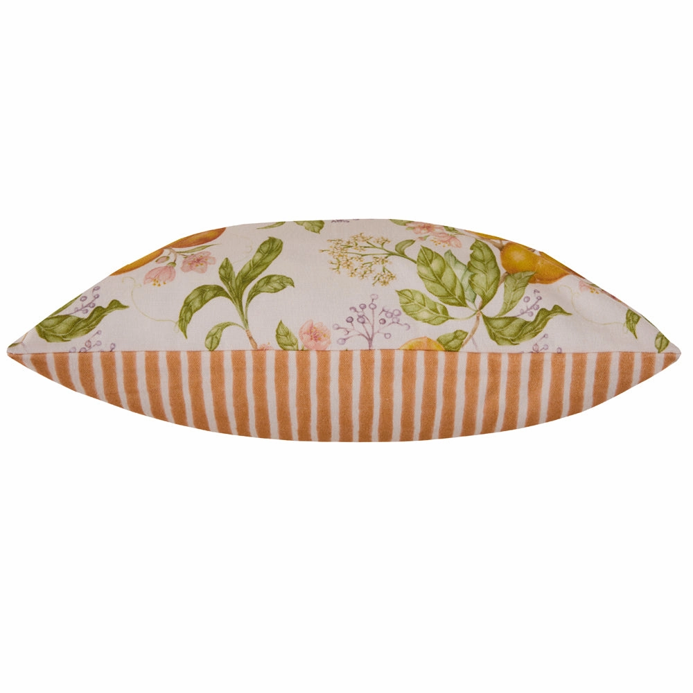 Peach Harvest Printed Cushion Orange