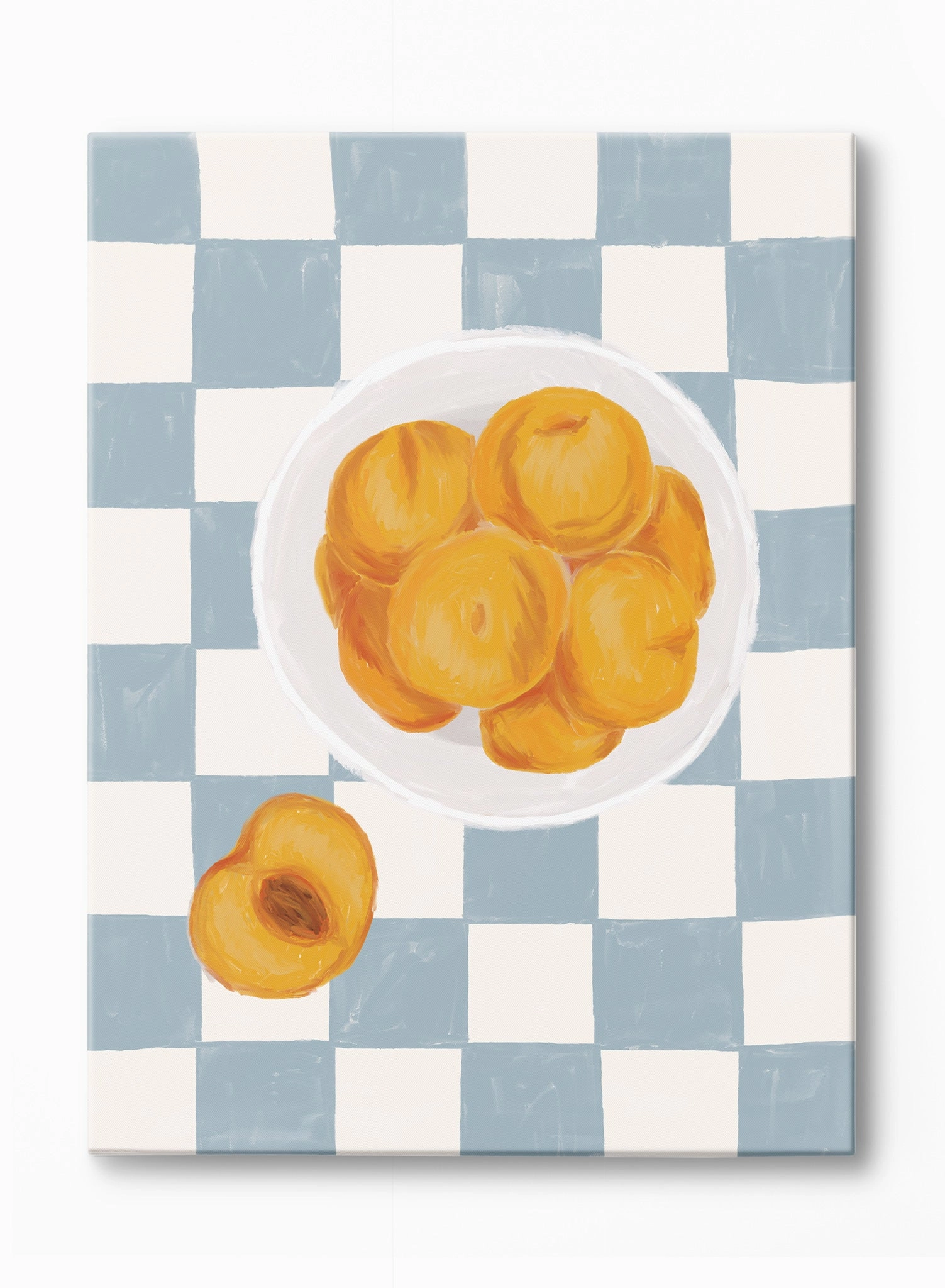 Peach Snack, Canvasindoor decorative canvas print