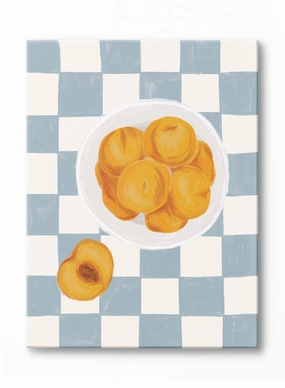 Peach Snack, Canvasindoor decorative canvas print