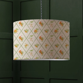 Peach Trellis Eva Lamp Shade Creammodern home decor ,home decor for bedroom 