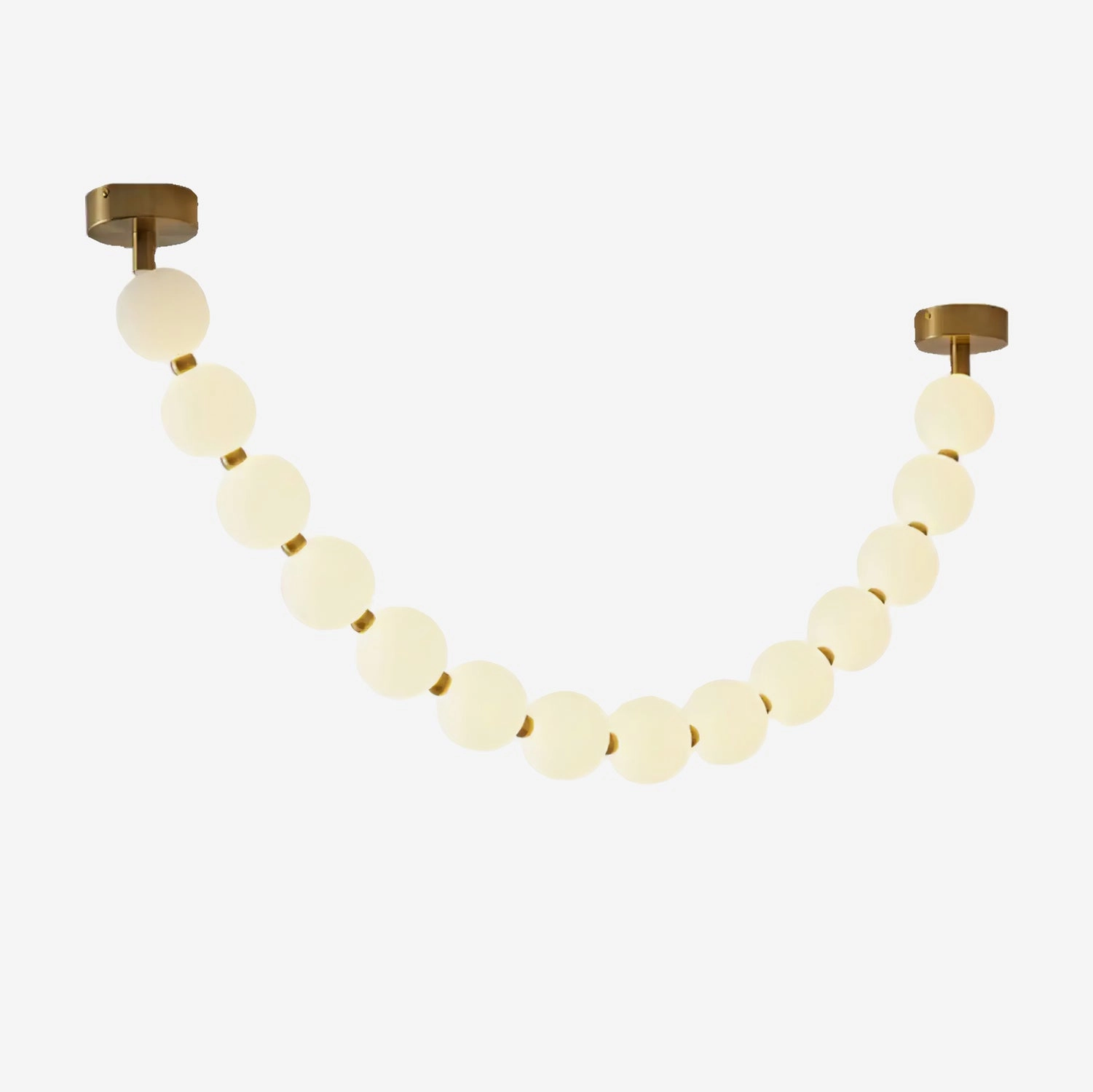 Pearl Glass Necklace Balls Chandelier