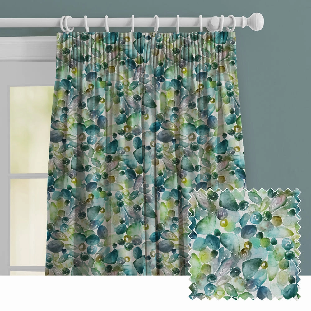 Pebbles Printed Made to Measure Curtains Kelpiebedding sets ,throw blankets 