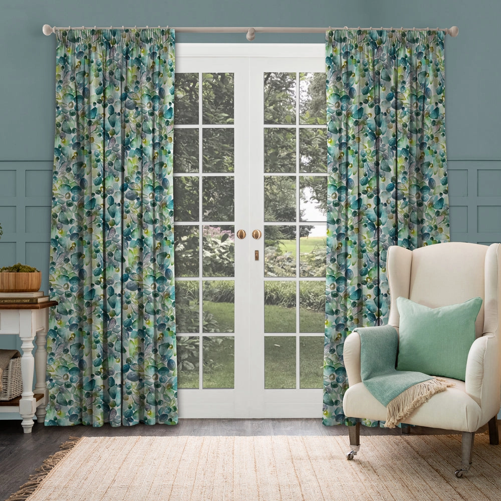 Pebbles Printed Made to Measure Curtains Kelpie