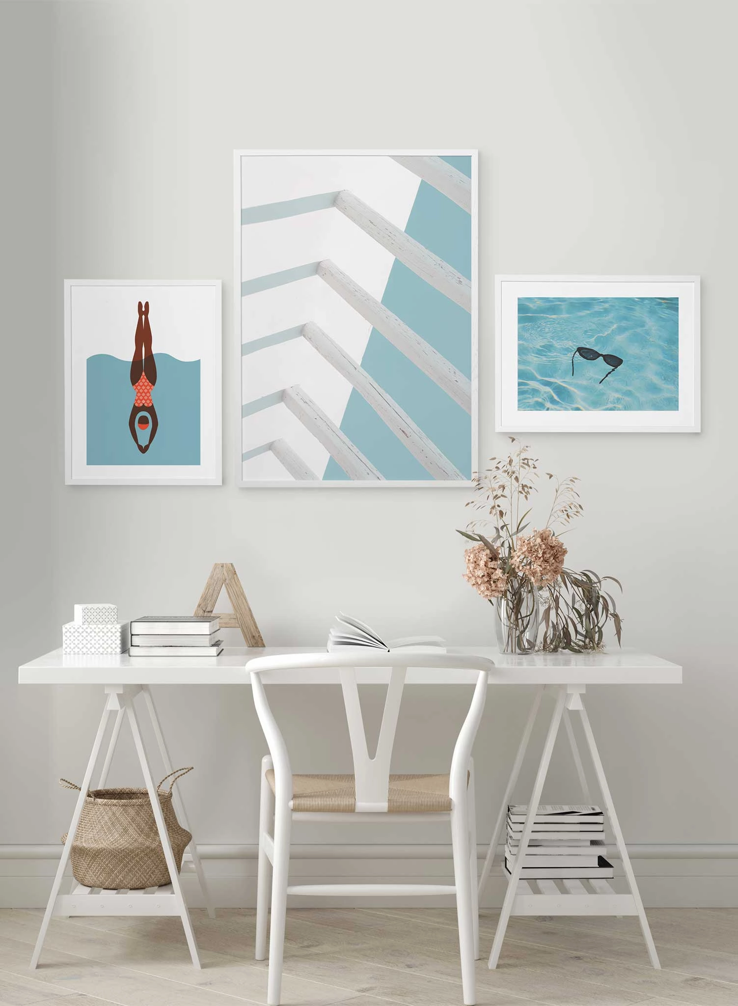 Peek-a-Boo Blue, Poster