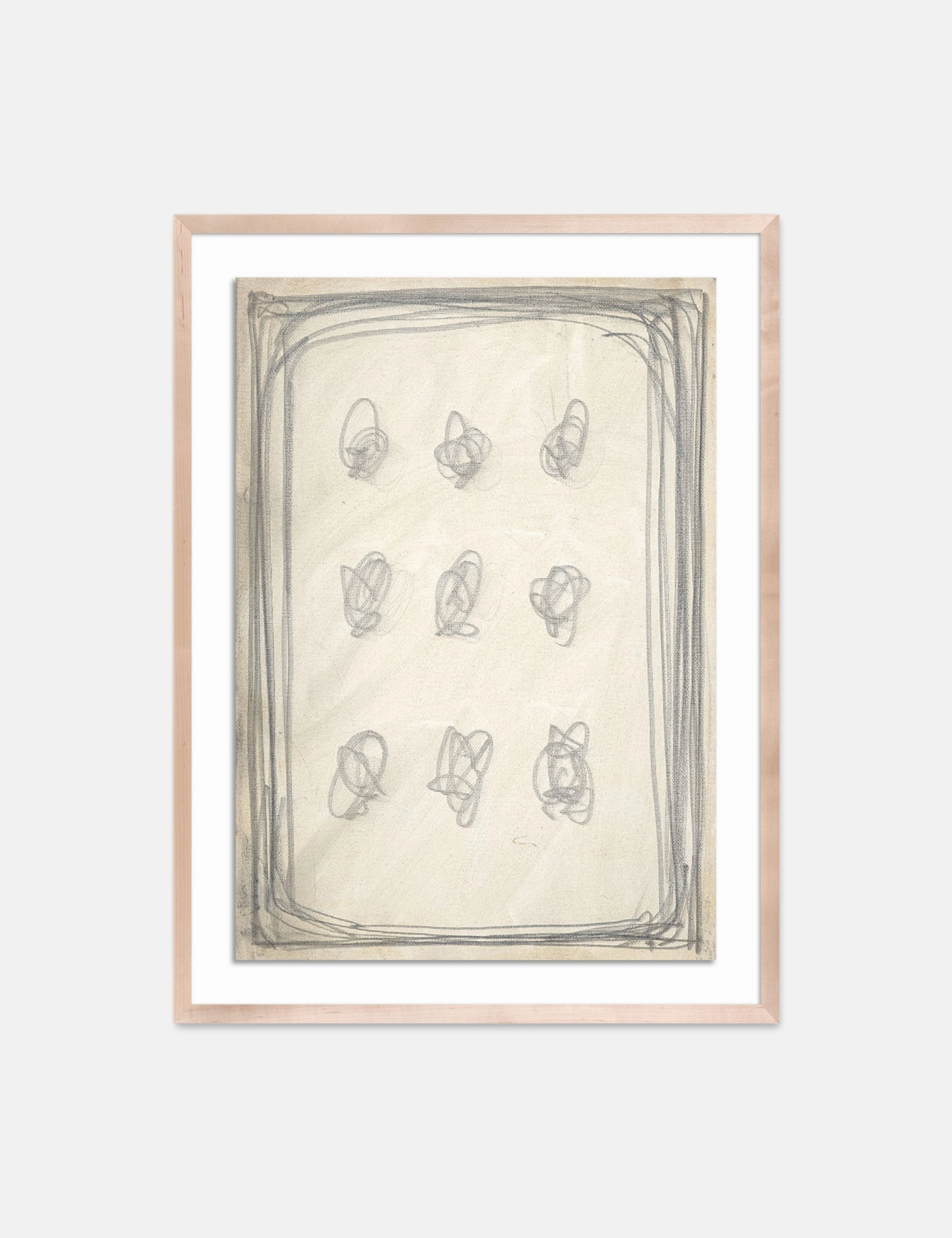 Penciled Grid Wall Art by Amy Berlinnordic style wall decor
