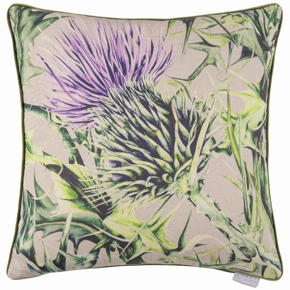 Penton Printed Feather Cushion Damson