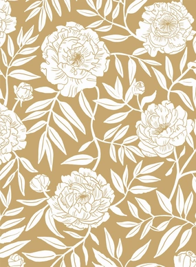 Peony Garden, Wallpapernordic minimalist wallpaper